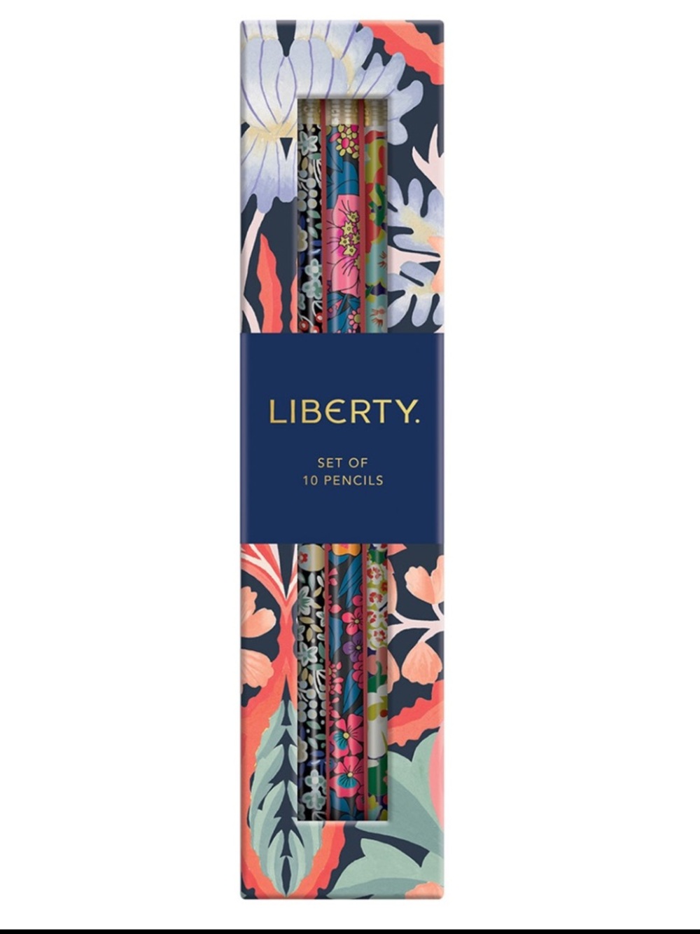 Liberty of London Floral Pencil Set of Ten Pencils!